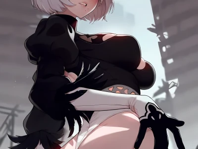 Fucktality – 2B – Nier: Automata Sex by Nutality